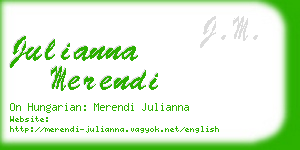 julianna merendi business card